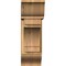 Ekena Millwork Merced Traditional Rough Sawn Bracket w/ Offset Brace, Western Red Cedar, 8"W x 24"D x 24"H BKT0806X24X24MRC01RWR - alternate 2